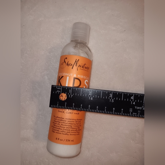 NWOT Shea Moisture Coconut & Hibiscus Kids 2-in-1 Shampoo & Conditioner - Picture 4 of 7